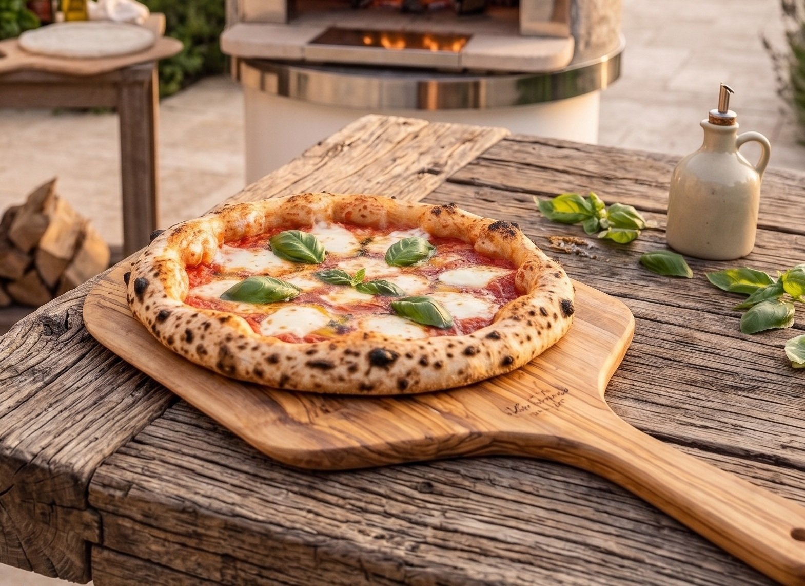 Pizza en horno mini